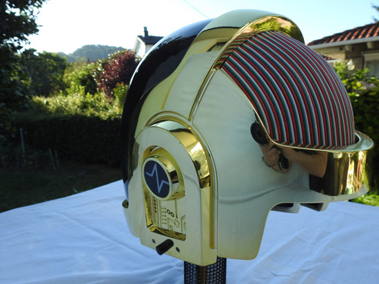 LoveProps Daft Punk Helmet Casco Manuel DIY back close up