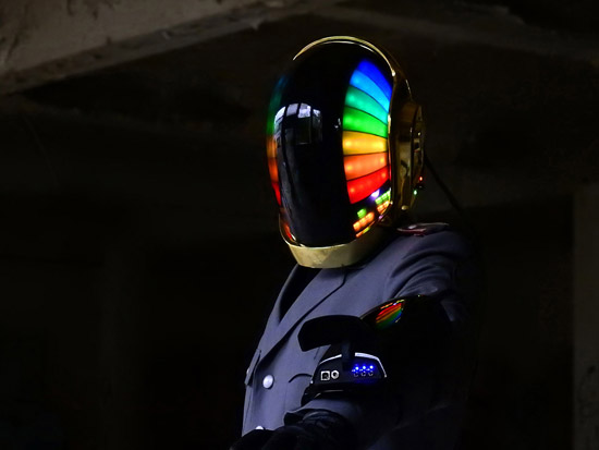 LoveProps Daft Punk Helmet Casco Manuel DIY rainbow guy
